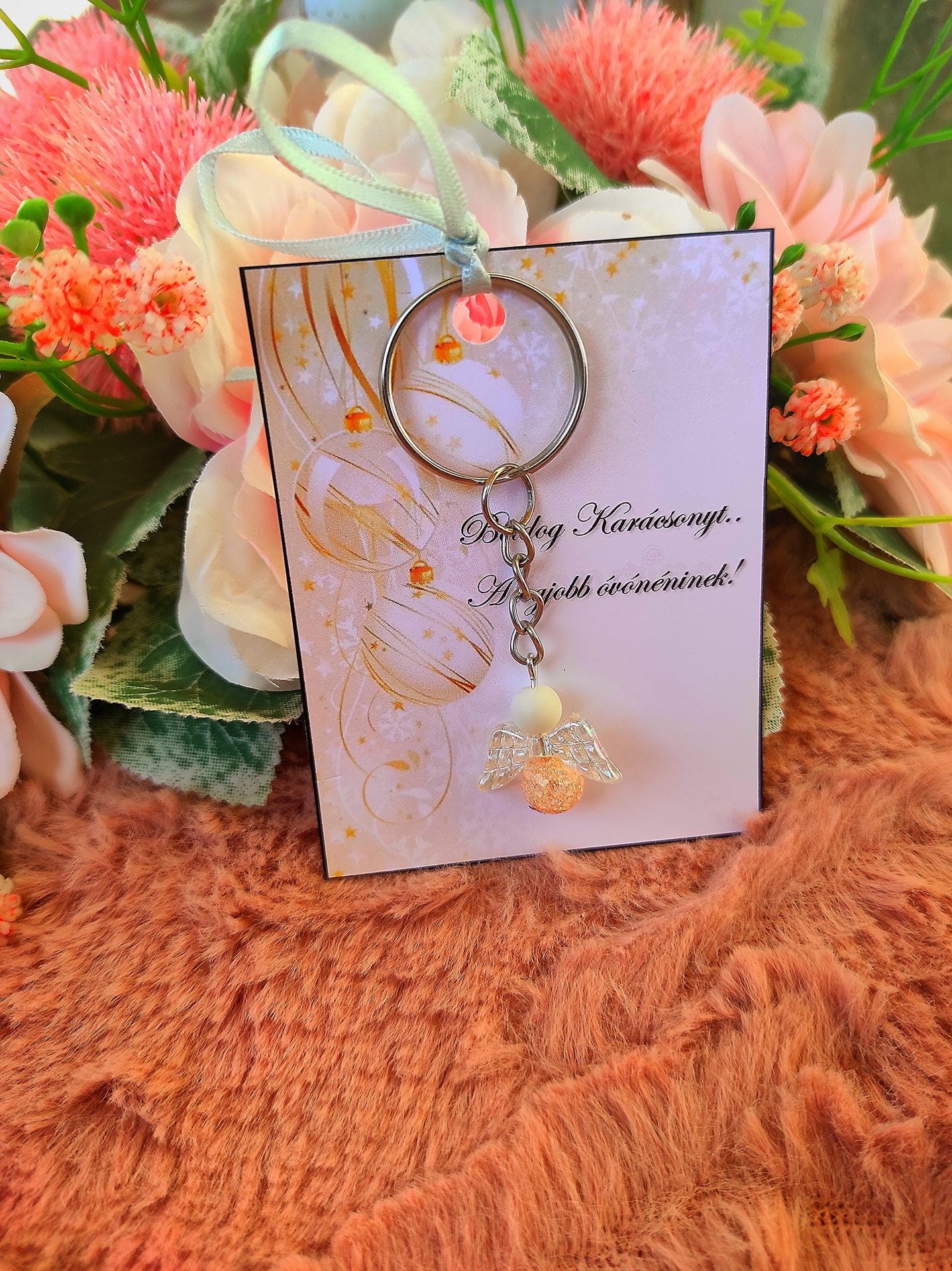 Bézs angyalka pedagógusnak